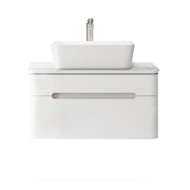 Тумба под раковину Jorno Shine 75 подвесная, белая - фото, отзывы, цена