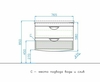 Тумба подвесная Style Line Жасмин 2, 2 ящика, с раковиной Комо 80, Люкс белая, PLUS - фото, отзывы, цена
