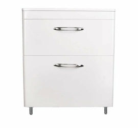 Тумба с раковиной Style Line Каре 70 напольная Люкс Plus белая - фото, отзывы, цена