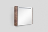 Зеркальный шкаф AM.PM Sensation, правый, 80см, с подсветкой, орех, M30MCR0801NF - фото, отзывы, цена