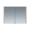 Зеркальный шкаф AM.PM Sensation, 100см, с подсветкой, серый шелк, глянец, M30MCX1001FG - фото, отзывы, цена