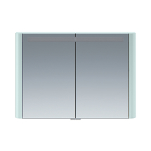 Зеркальный шкаф AM.PM Sensation, 100см, с подсветкой, мятный, глянцевая, M30MCX1001GG - фото, отзывы, цена