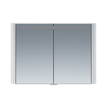 Зеркальный шкаф AM.PM Sensation, 100см, с подсветкой, белый глянец, M30MCX1001WG - фото, отзывы, цена