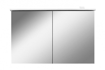 Зеркальный шкаф AM.PM Spirit 2.0, с LED-подсветкой, 100см, белый глянец, M70AMCX1001WG - фото, отзывы, цена
