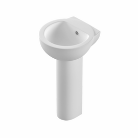 Раковина Sanita Luxe Art 50, с пьедесталом, ARTSLWB03 - фото, отзывы, цена