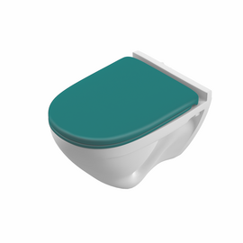 Унитаз подвесной Sanita Luxe Attica DM Color Sea - фото, отзывы, цена