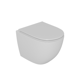 Унитаз подвесной безободковый D&K Matrix DT1396016, сиденье микролифт, белый - фото, отзывы, цена