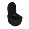 Унитаз подвесной безободковый D&K Matrix DT1396025, сиденье микролифт, черный - фото, отзывы, цена