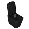 Унитаз подвесной безободковый D&K Berlin DT1436025, сиденье микролифт, черный - фото, отзывы, цена