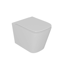 Унитаз подвесной безободковый D&K Quadro DT1516016, сиденье микролифт, белый - фото, отзывы, цена