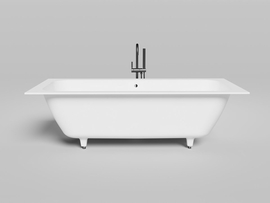 Ванна из литьевого мрамора Salini Orlanda Axis 190x80 S-Sense, глянцевая, 103211G - фото, отзывы, цена