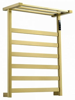 Полотенцесушитель электрический Wonzon & Woghand Frankfurt, брашированное золото, WW-A1026-BG - фото, отзывы, цена
