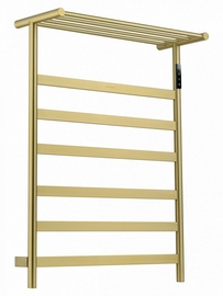 Полотенцесушитель электрический Wonzon & Woghand Essen с полкой, брашированное золото, WW-A403-BG - фото, отзывы, цена
