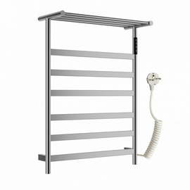 Полотенцесушитель электрический Wonzon & Woghand Essen с полкой, брашированный никель, WW-A403-BR - фото, отзывы, цена