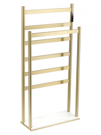 Полотенцесушитель электрический Wonzon & Woghand Essen напольный, брашированное золото, WW-A407-BG - фото, отзывы, цена