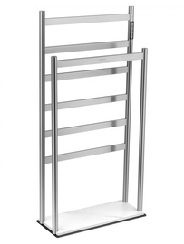 Полотенцесушитель электрический Wonzon & Woghand Essen напольный, брашированный никель, WW-A407-BR - фото, отзывы, цена