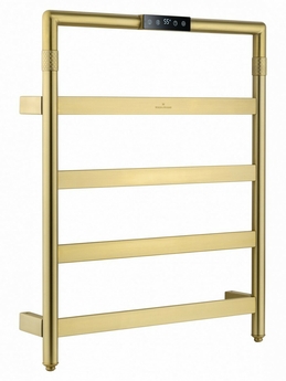 Полотенцесушитель электрический Wonzon & Woghand Köln, брашированное золото, WW-A6014-BG - фото, отзывы, цена