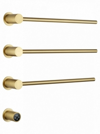 Полотенцесушитель электрический Wonzon & Woghand Hamburg встраиваемый, брашированное золото, WW-AL313-BG - фото, отзывы, цена