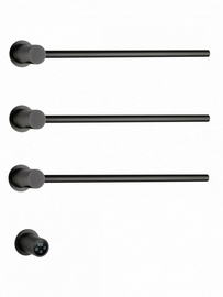 Полотенцесушитель электрический Wonzon & Woghand Hamburg встраиваемый, темный графит, WW-AL313-GM - фото, отзывы, цена