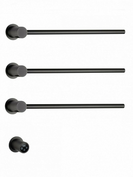 Полотенцесушитель электрический Wonzon & Woghand Hamburg встраиваемый, темный графит, WW-AL313-GM - фото, отзывы, цена