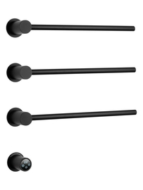 Полотенцесушитель электрический Wonzon & Woghand Hamburg встраиваемый, черный матовый, WW-AL313-MB - фото, отзывы, цена