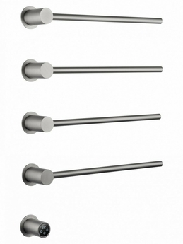 Полотенцесушитель электрический Wonzon & Woghand Hamburg встраиваемый, брашированный никель, WW-AL314-BR - фото, отзывы, цена