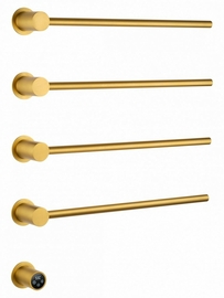 Полотенцесушитель электрический Wonzon & Woghand Hamburg встраиваемый, золото, WW-AL314-G - фото, отзывы, цена