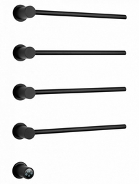 Полотенцесушитель электрический Wonzon & Woghand Hamburg встраиваемый, черный матовый, WW-AL314-MB - фото, отзывы, цена