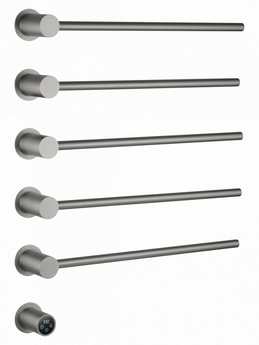 Полотенцесушитель электрический Wonzon & Woghand Hamburg встраиваемый, брашированный никель, WW-AL315-BR - фото, отзывы, цена