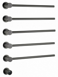 Полотенцесушитель электрический Wonzon & Woghand Hamburg встраиваемый, темный графит, WW-AL315-GM - фото, отзывы, цена