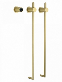 Полотенцесушитель электрический Wonzon & Woghand Leipzig встраиваемый, брашированное золото, WW-AL3621-BG - фото, отзывы, цена