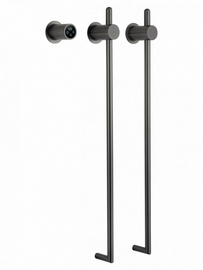 Полотенцесушитель электрический Wonzon & Woghand Leipzig встраиваемый, темный графит, WW-AL3621-GM - фото, отзывы, цена