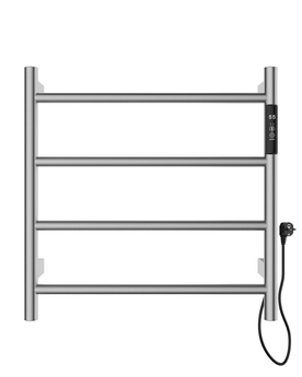 Полотенцесушитель электрический Wonzon & Woghand Bonn, брашированный никель, WW-AL404-BR - фото, отзывы, цена