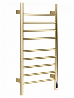 Полотенцесушитель электрический Wonzon & Woghand Bonn, брашированное золото, WW-AL409-BG - фото, отзывы, цена