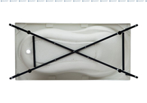 Каркас сварной для акриловой ванны Aquanet Cariba 170x75 - фото, отзывы, цена