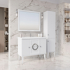 Зеркало ASB-Woodline Федерика 100, белое - фото, отзывы, цена
