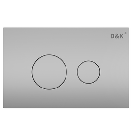 Клавиша смыва D&K Venice матовый хром DB1029002 - фото, отзывы, цена