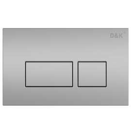 Клавиша смыва D&K Berlin матовый хром DB1439002 - фото, отзывы, цена