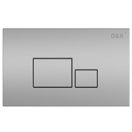 Клавиша смыва D&K Quadro матовый хром DB1519002 - фото, отзывы, цена