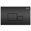 Клавиша смыва D&K Quadro черная DB1519025 - фото, отзывы, цена