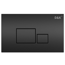 Клавиша смыва D&K Quadro черная DB1519025 - фото, отзывы, цена