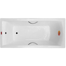Чугунная ванна Finn Kvadro 180x80 с отверстиями под ручки и антискольжением - фото, отзывы, цена