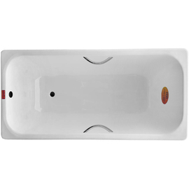 Ванна чугунная Finn Sonata 160x75 с отверстиями под ручки - фото, отзывы, цена