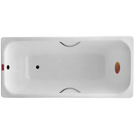 Ванна чугунная Finn Sonata 170x70 с отверстиями под ручки - фото, отзывы, цена