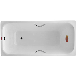 Чугунная ванна Finn Sonata 170x75 с отверстиями под ручки - фото, отзывы, цена