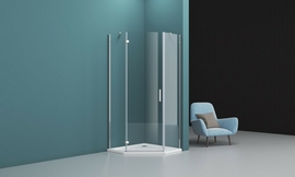 Душевой уголок BelBagno KRAFT-P-1-80-C-Cr-L - фото, отзывы, цена