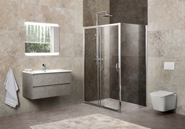 Душевой уголок BelBagno UNIQUE-AH-1-100/115-80-C-Cr - фото, отзывы, цена