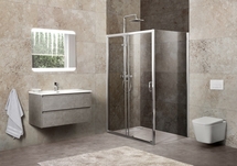 Душевой уголок BelBagno UNIQUE-AH-1-120/135-100-C-Cr - фото, отзывы, цена