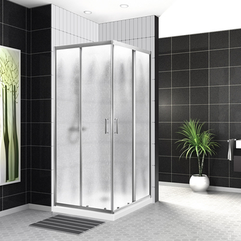 Душевой уголок BelBagno UNO-195-A-2-100-CH-CR - фото, отзывы, цена