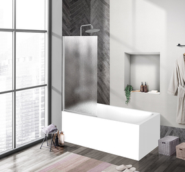 Душевая шторка на ванну BelBagno UNO-V-1-90/150-CH-CR - фото, отзывы, цена